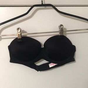 Victorias Secret Black Strapless Bra